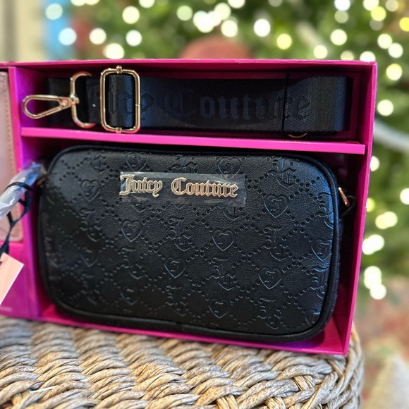 Juicy couture crossbody shoulder bag purse wallet straps gift Christmas - Picture 4 of 9